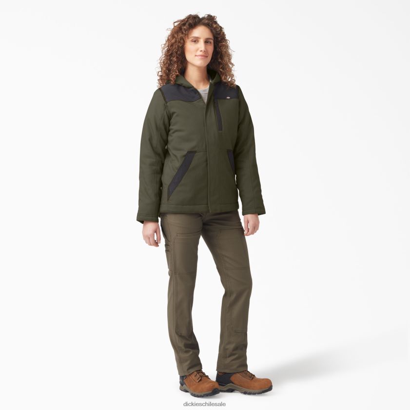 verde musgo (ms) mujer chaqueta aislante Duratech Renegade Dickies vestir X4H0F2374