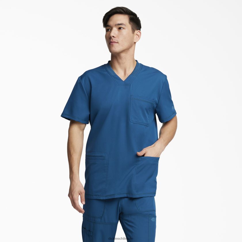 azul caribe (crb) hombres blusa médica dynamix con cuello en v Dickies vestir X4H0F1353 azul caribe (crb) hombres blusa médica dynamix con cuello en v Dickies vestir X4H0F1353
