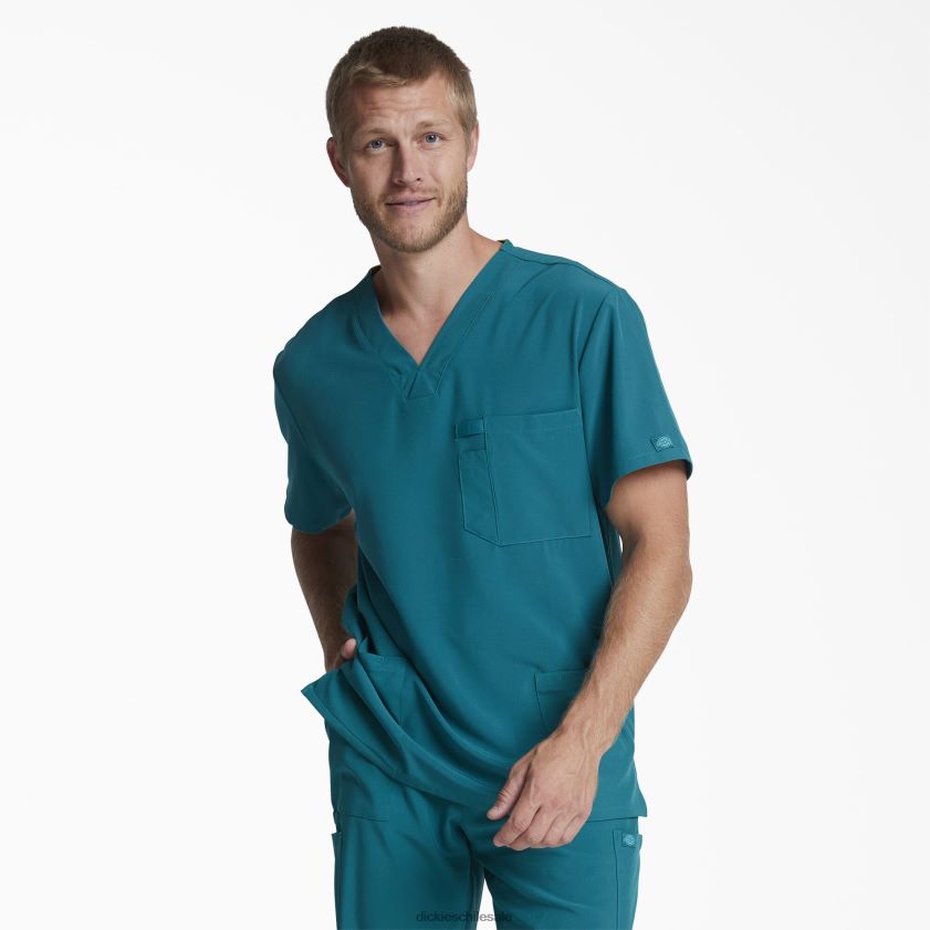 azul caribe (crb) hombres blusa médica eds essentials con cuello en v Dickies vestir X4H0F1324 azul caribe (crb) hombres blusa médica eds essentials con cuello en v Dickies vestir X4H0F1324