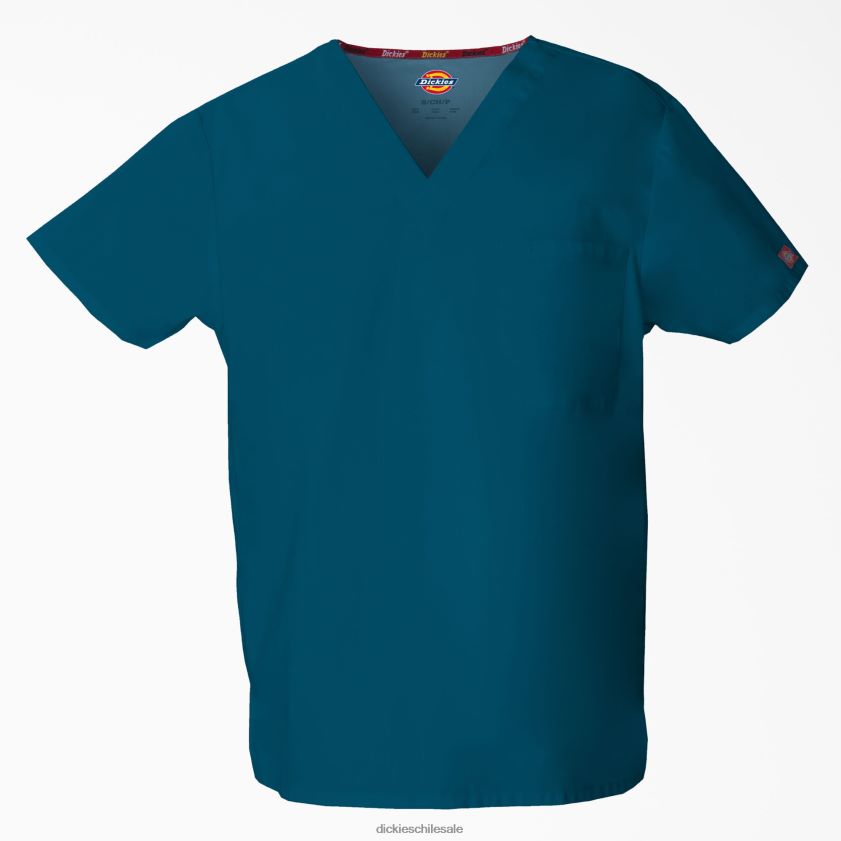 azul caribe (crb) hombres blusa médica unisex eds con cuello en v Dickies vestir X4H0F1285 azul caribe (crb) hombres blusa médica unisex eds con cuello en v Dickies vestir X4H0F1285