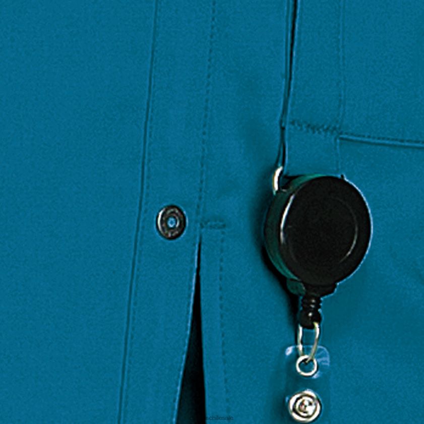 azul caribe (crb) mujer Blusa médica xtreme stretch con cuello en V Dickies vestir X4H0F2463