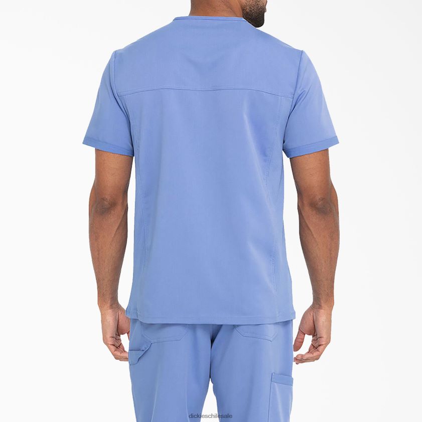 azul cielo (cbl) hombres blusa médica Balance con cuello en V Dickies vestir X4H0F1362