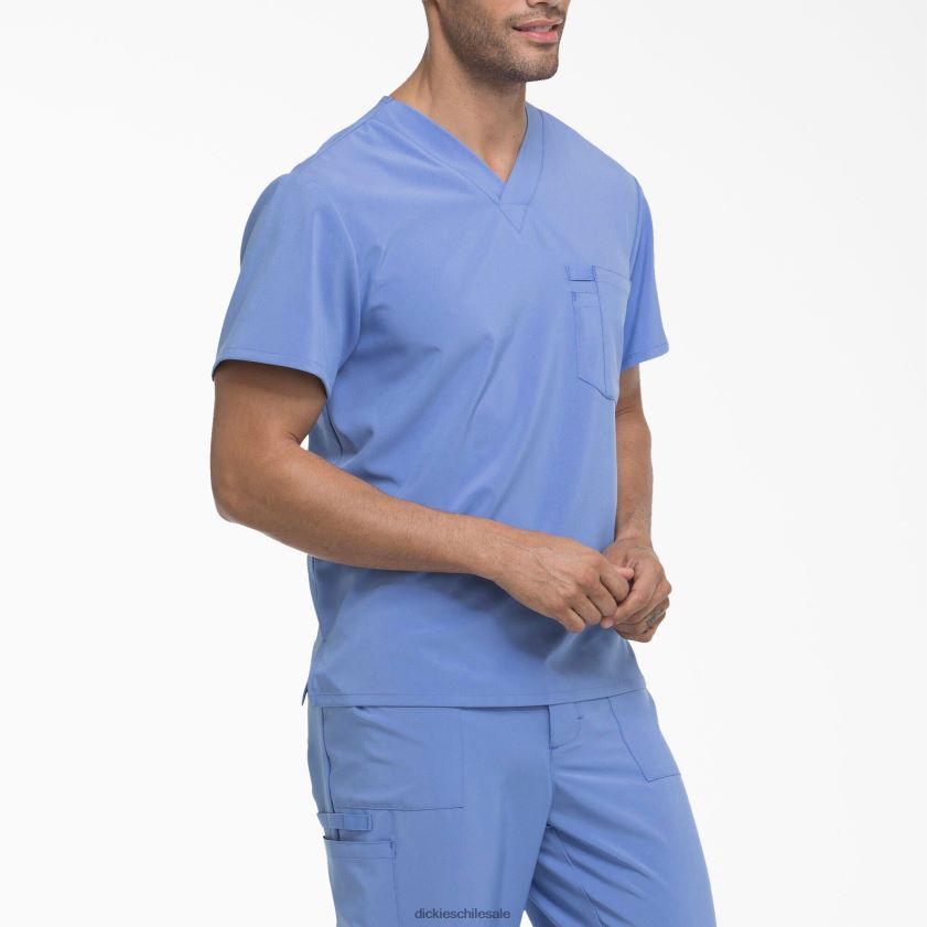 azul cielo (cbl) hombres blusa médica eds essentials con cuello en v Dickies vestir X4H0F1323