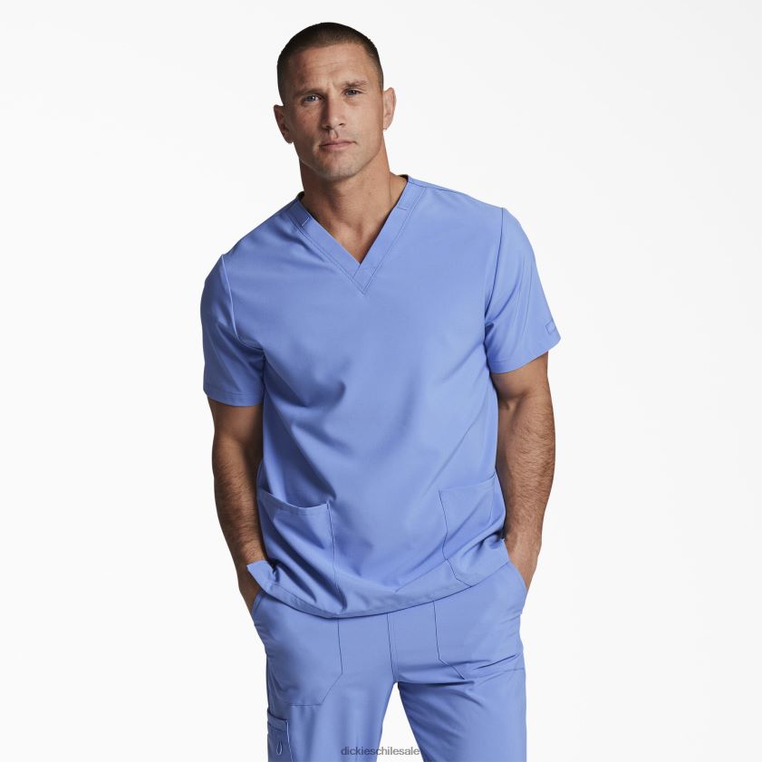 azul cielo (cbl) hombres blusa médica unisex eds essentials con cuello en v Dickies vestir X4H0F1401