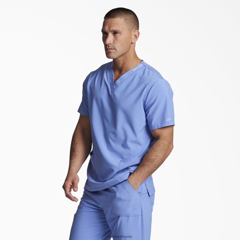 azul cielo (cbl) hombres blusa médica unisex eds essentials con cuello en v Dickies vestir X4H0F1401