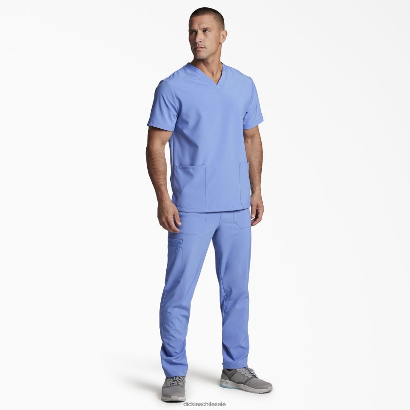 azul cielo (cbl) hombres blusa médica unisex eds essentials con cuello en v Dickies vestir X4H0F1401