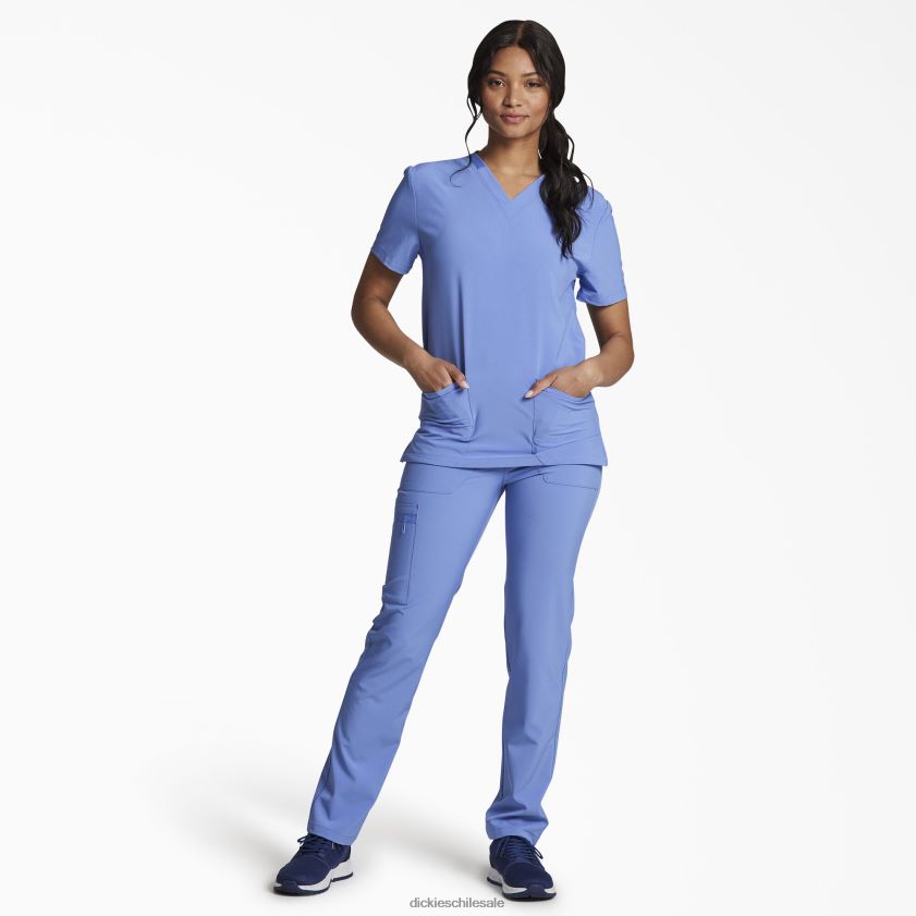 azul cielo (cbl) hombres blusa médica unisex eds essentials con cuello en v Dickies vestir X4H0F1401