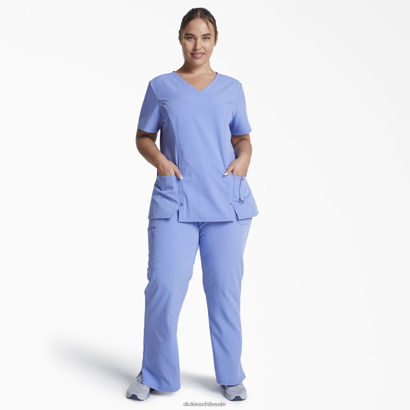 azul cielo (cbl) mujer Blusa médica xtreme stretch con cuello en V Dickies vestir X4H0F2462