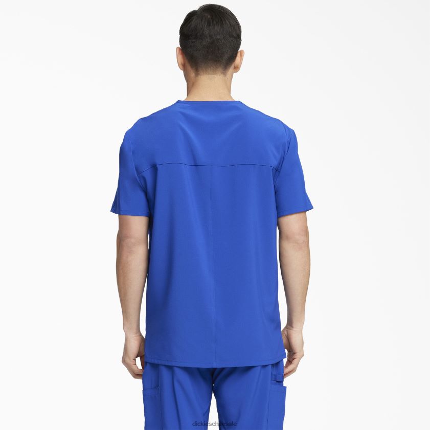 azul galaxia (gbl) hombres Blusa médica eds essentials con cuello en v y bolsillos de parche Dickies vestir X4H0F1432