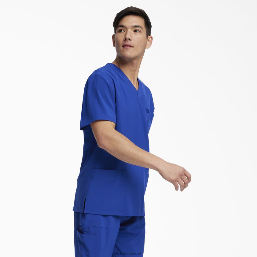 azul galaxia (gbl) hombres Blusa médica eds essentials con cuello en v y bolsillos de parche Dickies vestir X4H0F1432