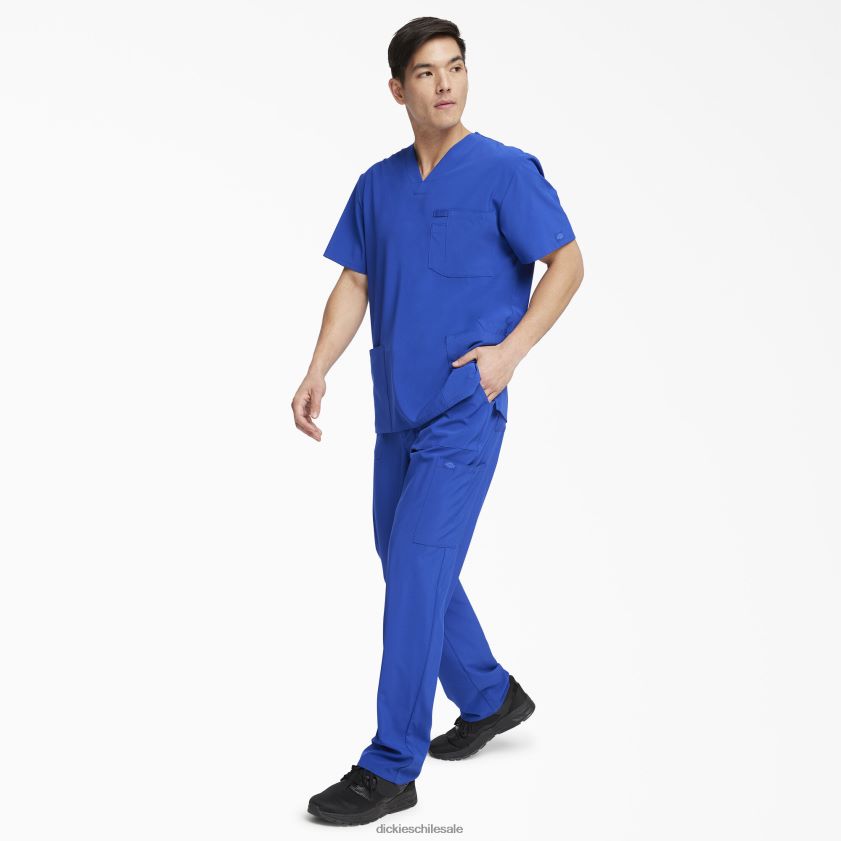 azul galaxia (gbl) hombres Blusa médica eds essentials con cuello en v y bolsillos de parche Dickies vestir X4H0F1432