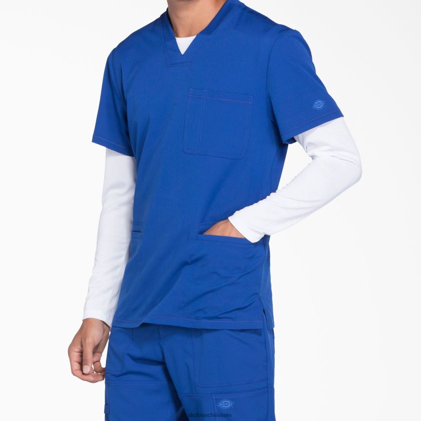 azul galaxia (gbl) hombres blusa médica dynamix con cuello en v Dickies vestir X4H0F1354