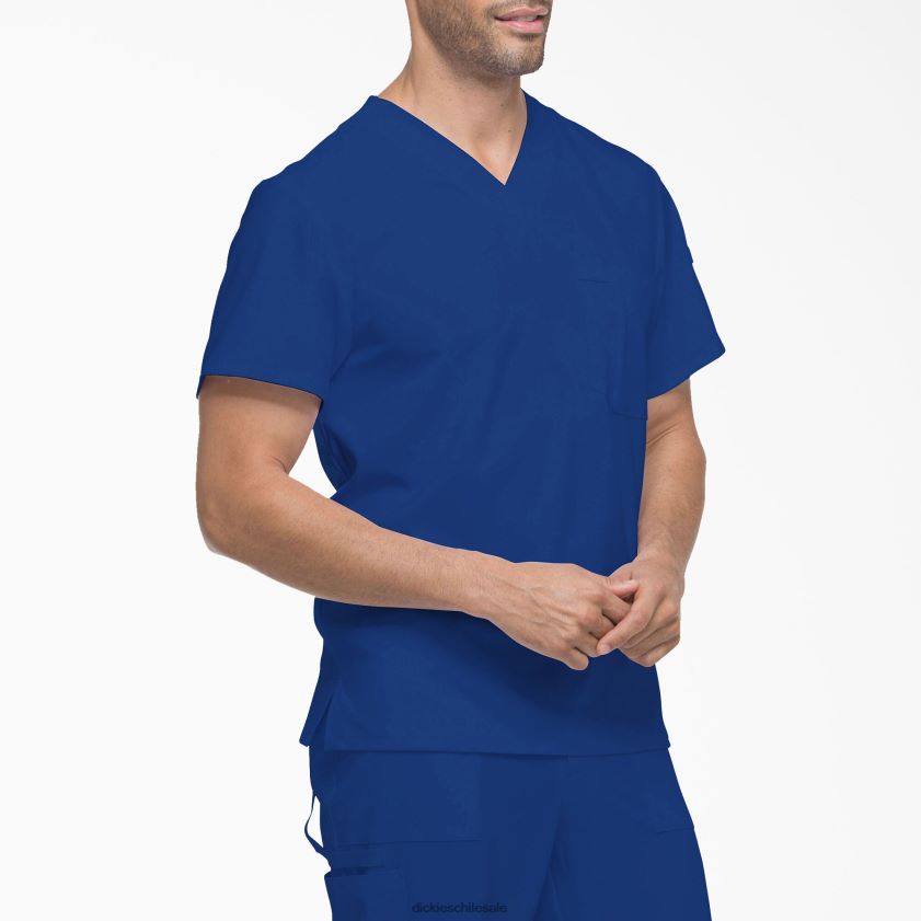 azul galaxia (gbl) hombres blusa médica eds essentials con cuello en v Dickies vestir X4H0F1328