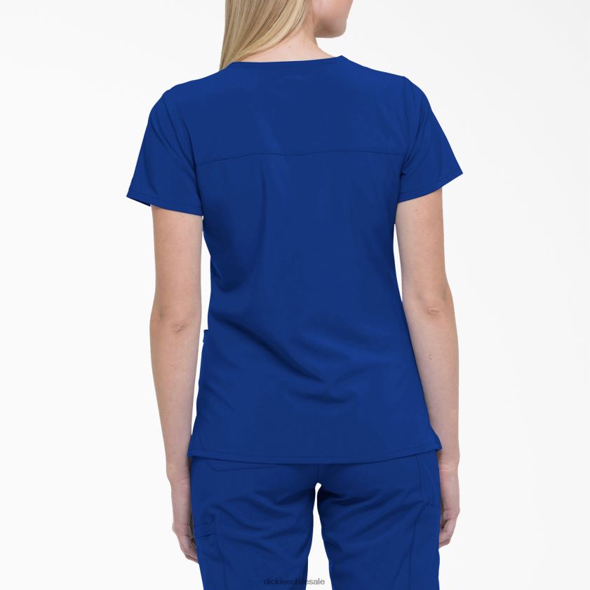 azul galaxia (gbl) mujer Blusa médica eds essentials con efecto cruzado Dickies vestir X4H0F2638