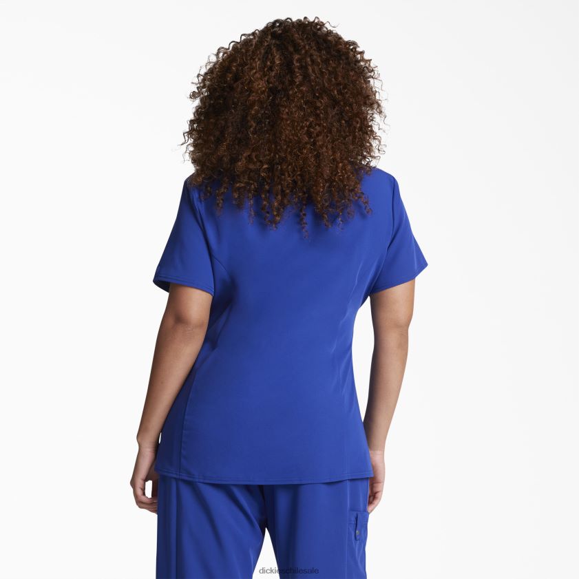 azul galaxia (gbl) mujer Blusa médica xtreme stretch con cuello en V Dickies vestir X4H0F2467