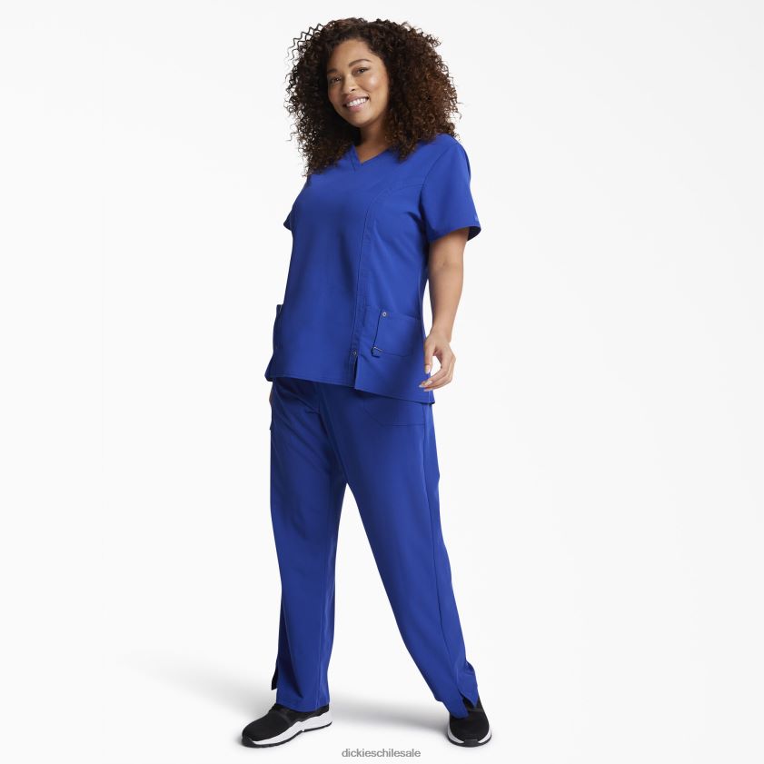 azul galaxia (gbl) mujer Blusa médica xtreme stretch con cuello en V Dickies vestir X4H0F2467