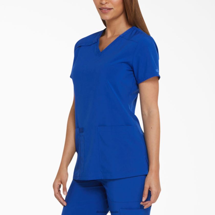 azul galaxia (gbl) mujer blusa médica eds essentials con cuello en v Dickies vestir X4H0F2450