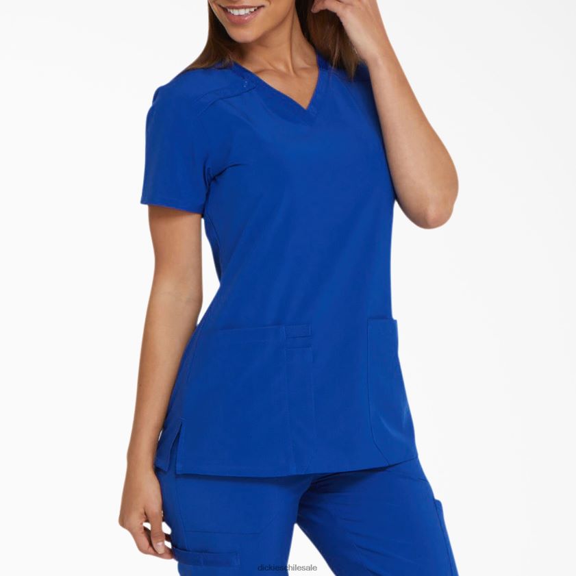 azul galaxia (gbl) mujer blusa médica eds essentials con cuello en v Dickies vestir X4H0F2450