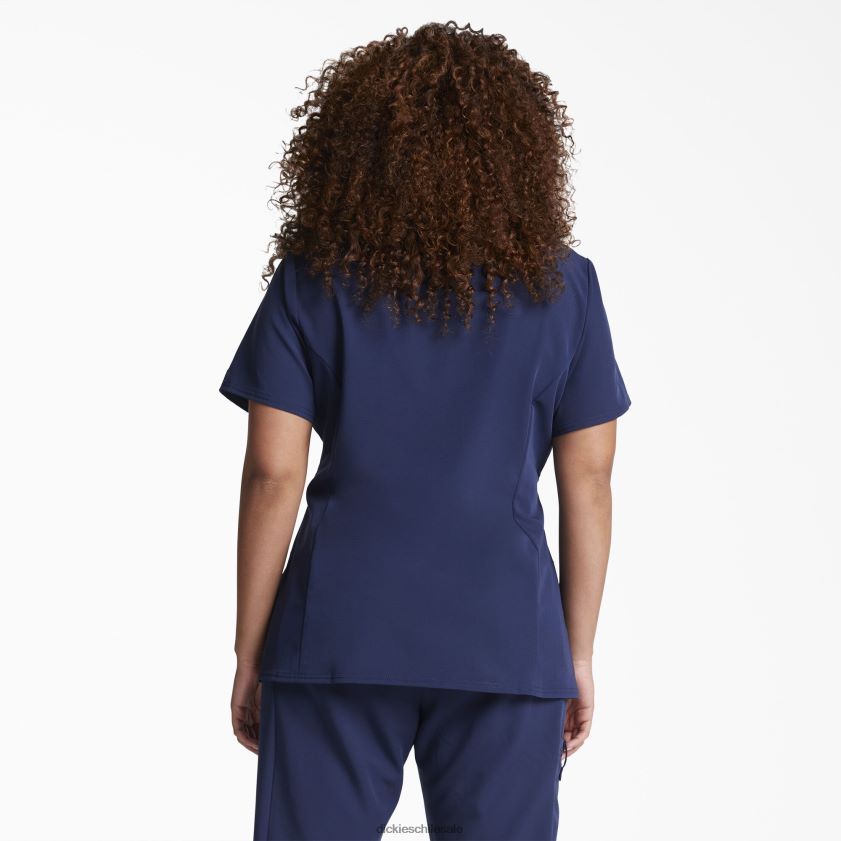 azul marino (nvy) mujer Blusa médica xtreme stretch con cuello en V Dickies vestir X4H0F2470