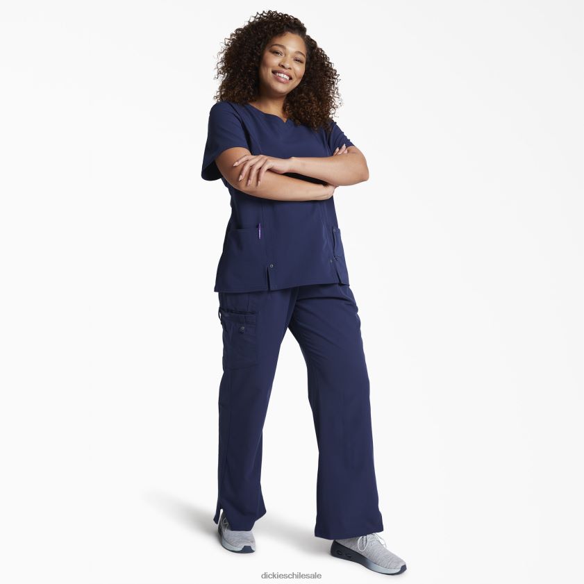 azul marino (nvy) mujer Blusa médica xtreme stretch con cuello en V Dickies vestir X4H0F2470