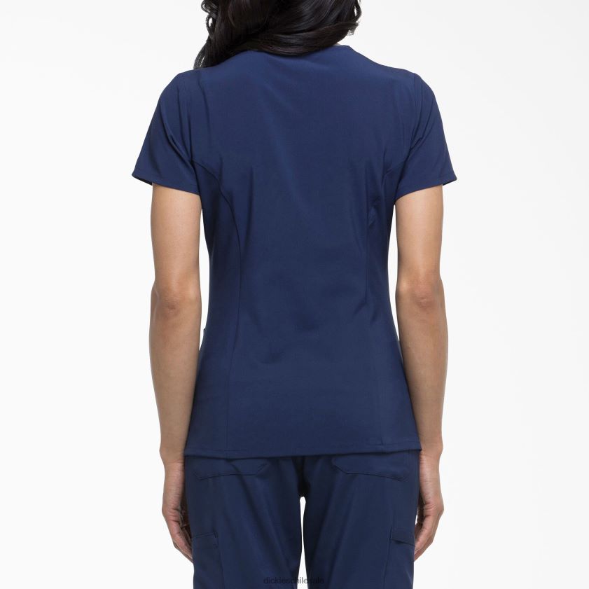 azul marino (nyps) mujer blusa médica eds essentials con cuello en v Dickies vestir X4H0F2454