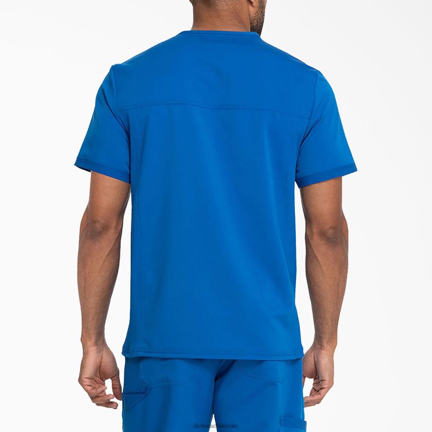 azul rey (rb) hombres blusa médica Balance con cuello en V Dickies vestir X4H0F1368