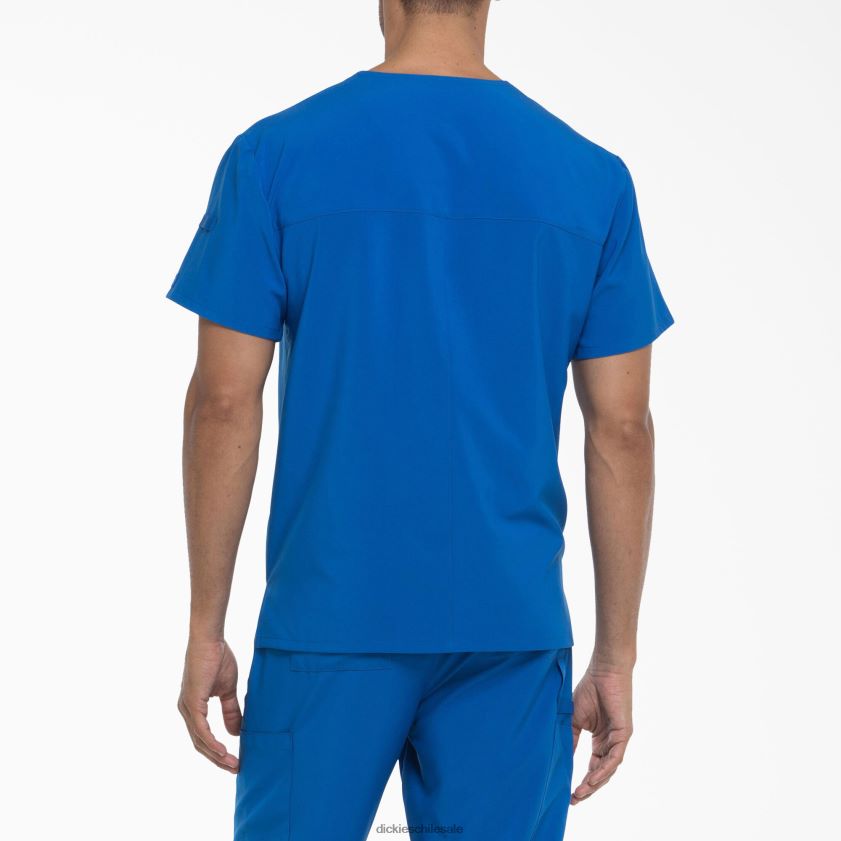 azul rey (rb) hombres blusa médica eds essentials con cuello en v Dickies vestir X4H0F1333