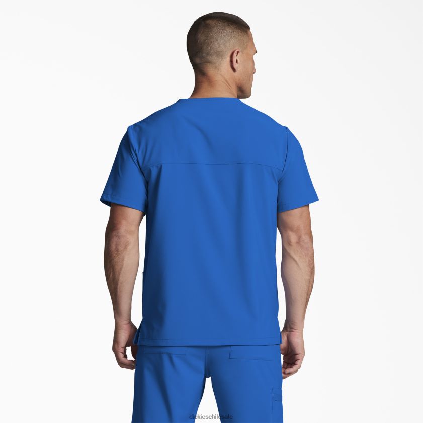 azul rey (rb) hombres blusa médica unisex eds essentials con cuello en v Dickies vestir X4H0F1406