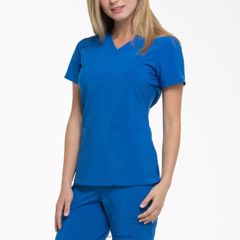 azul rey (rb) mujer blusa médica eds essentials con cuello en v Dickies vestir X4H0F2457