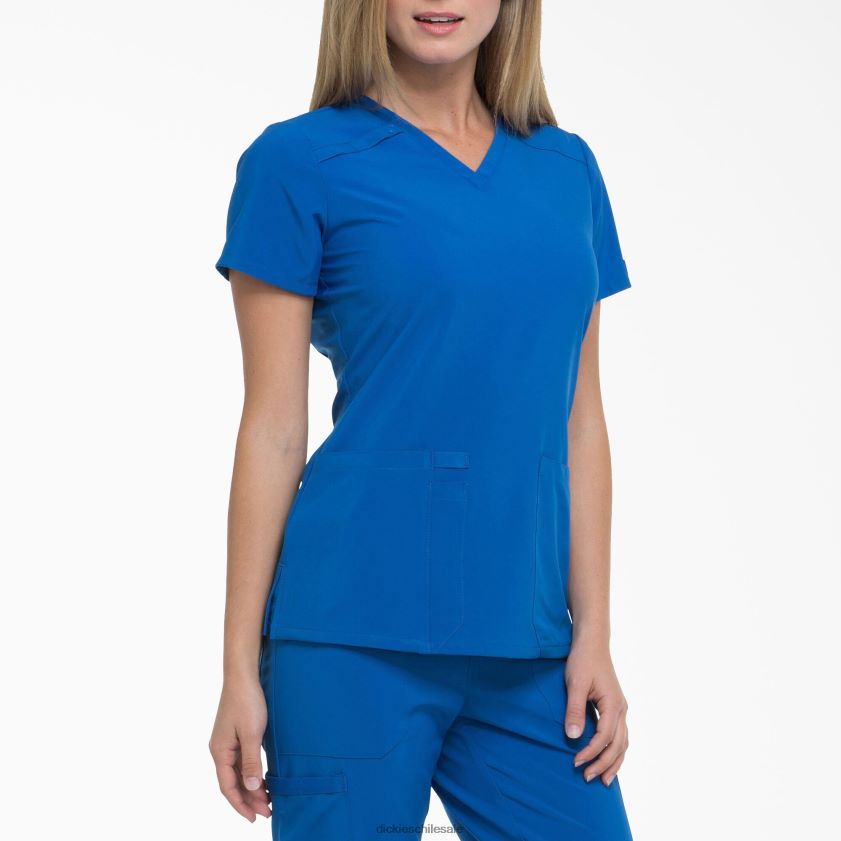 azul rey (rb) mujer blusa médica eds essentials con cuello en v Dickies vestir X4H0F2457