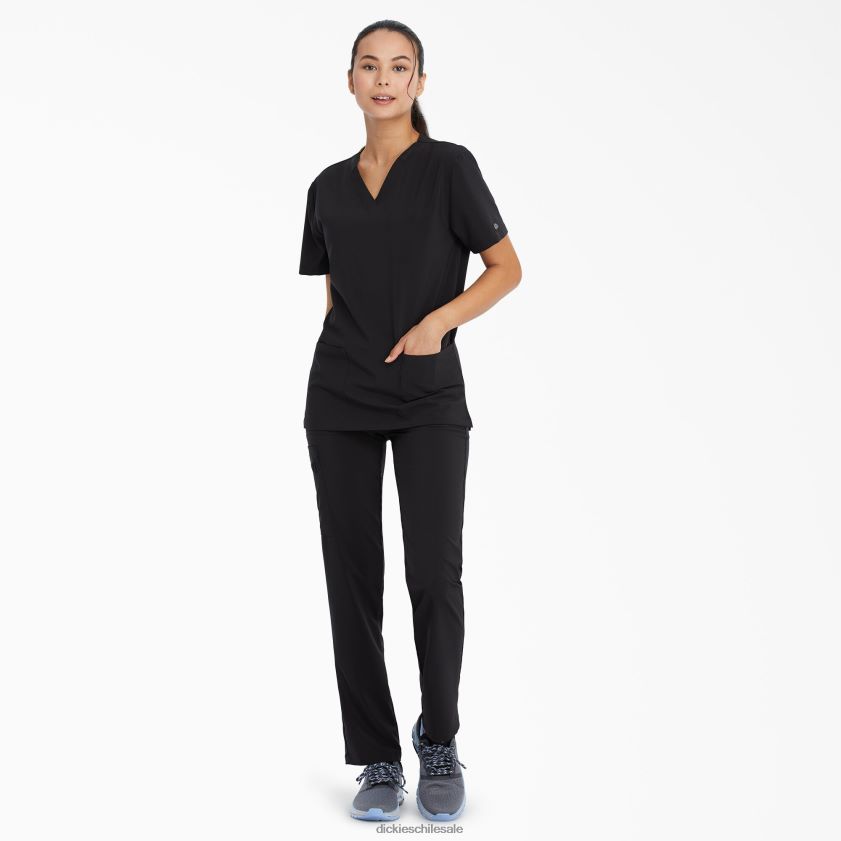 negro (negro) hombres blusa médica unisex eds essentials con cuello en v Dickies vestir X4H0F1400