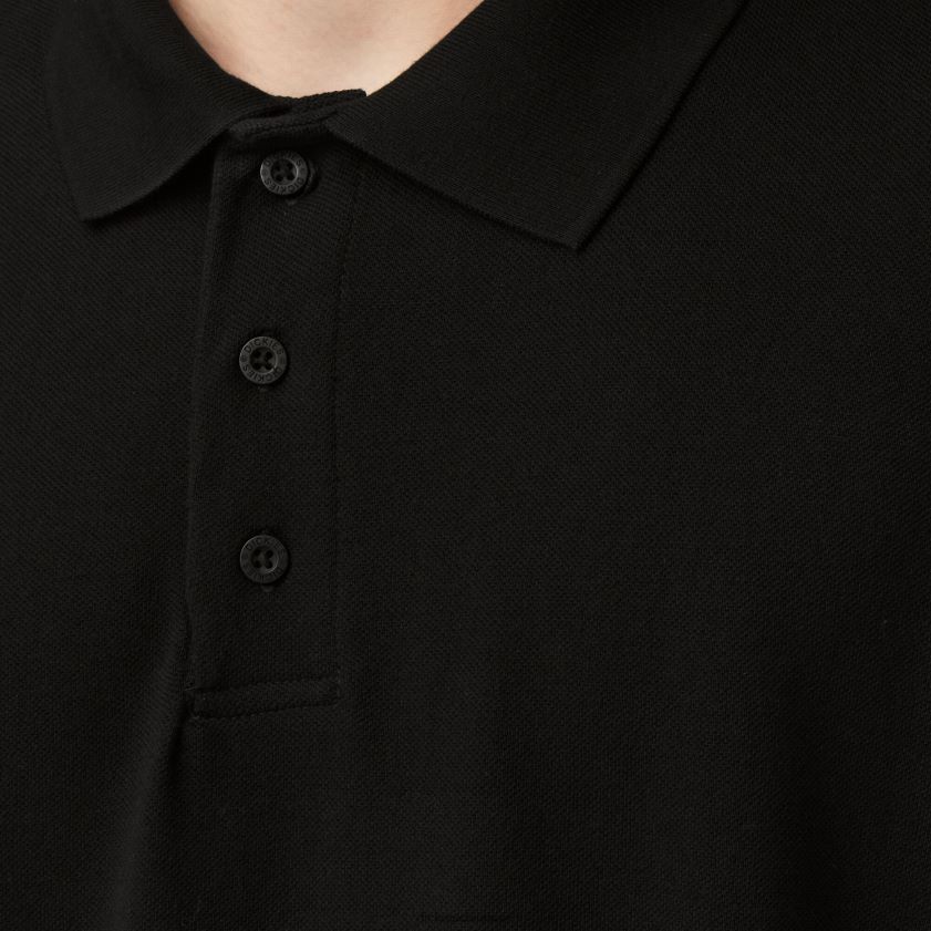 negro (negro) hombres polo de manga corta de piqué talla adulto Dickies vestir X4H0F660
