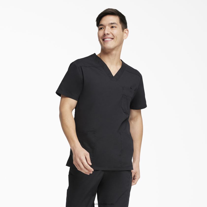 regular hombres blusa médica con cuello en V de la firma eds Dickies vestir X4H0F1257