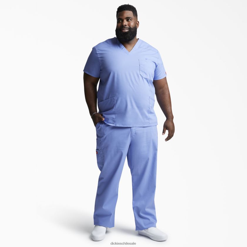 regular hombres blusa médica con cuello en V de la firma eds Dickies vestir X4H0F1258