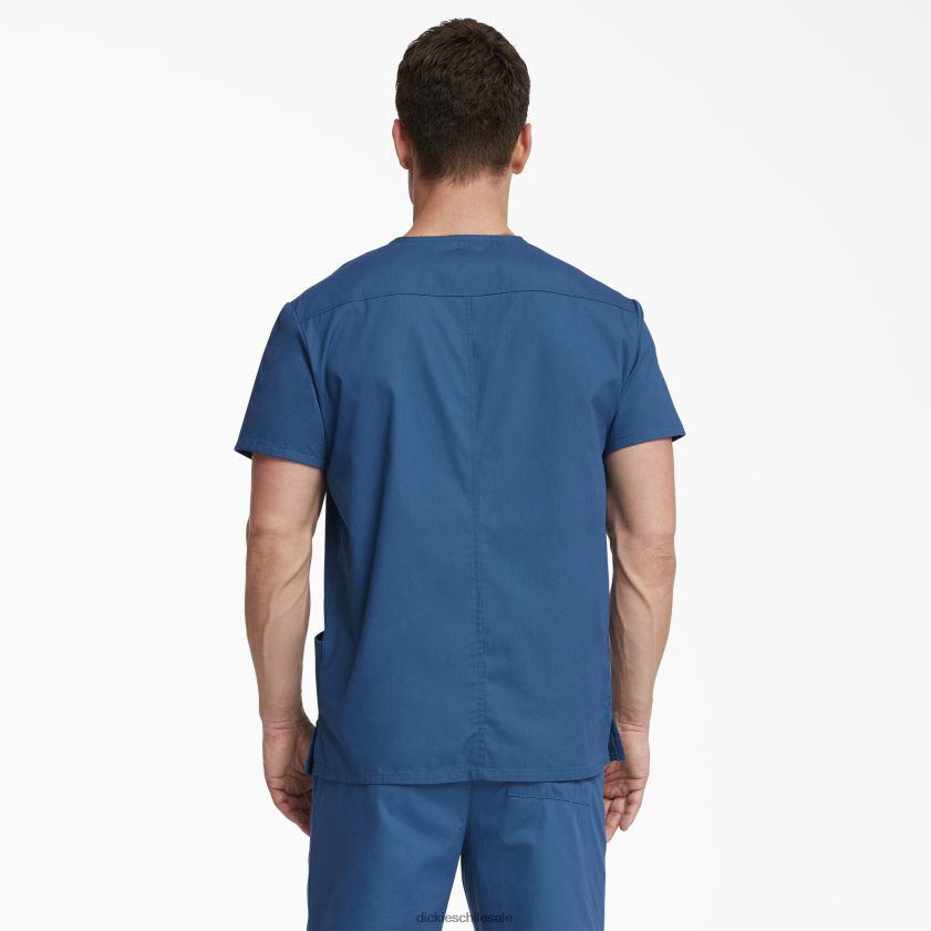 regular hombres blusa médica con cuello en V de la firma eds Dickies vestir X4H0F1259