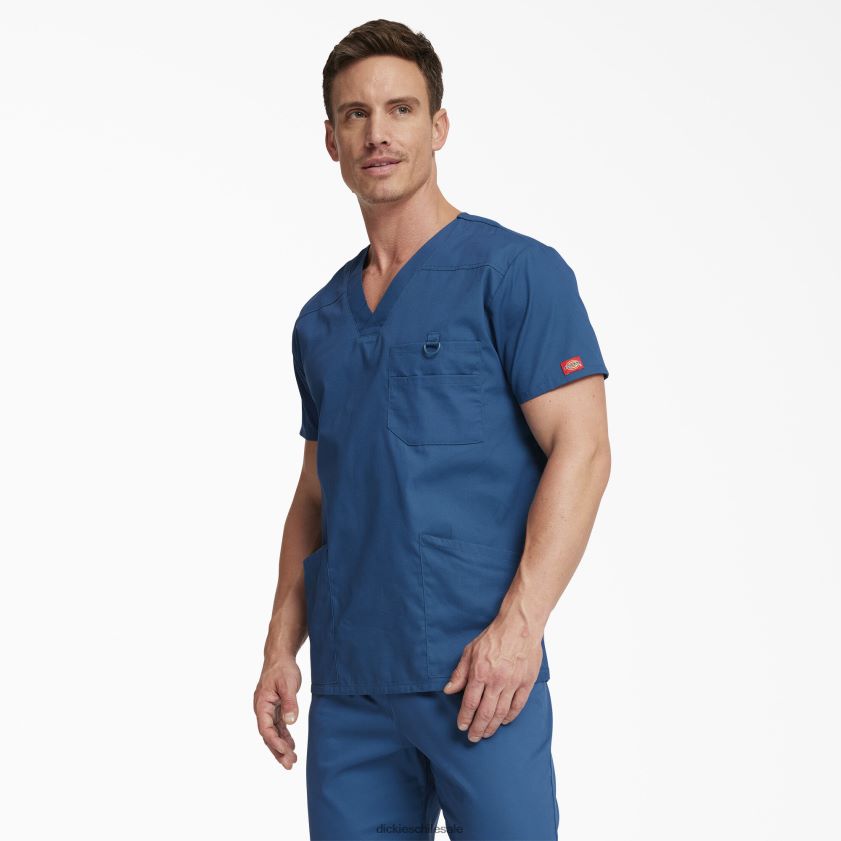regular hombres blusa médica con cuello en V de la firma eds Dickies vestir X4H0F1259