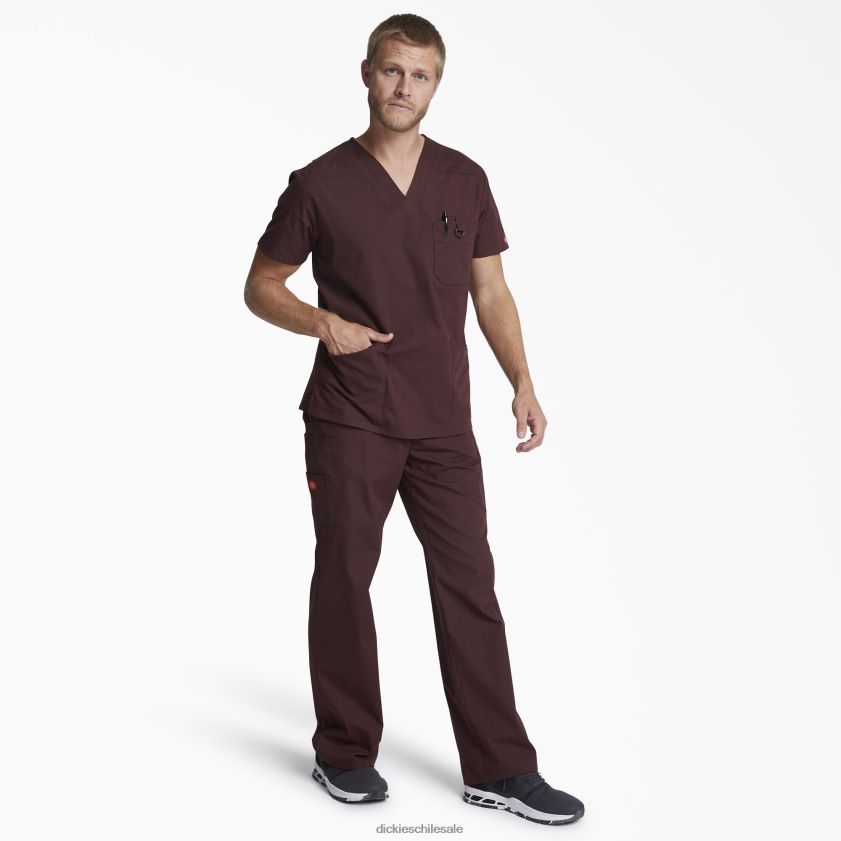 regular hombres blusa médica con cuello en V de la firma eds Dickies vestir X4H0F1261