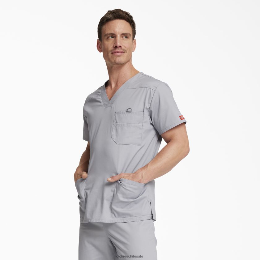 regular hombres blusa médica con cuello en V de la firma eds Dickies vestir X4H0F1262