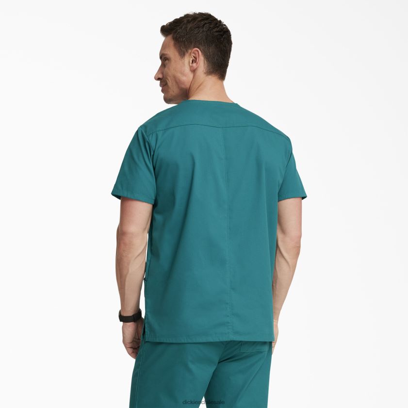 regular hombres blusa médica con cuello en V de la firma eds Dickies vestir X4H0F1263