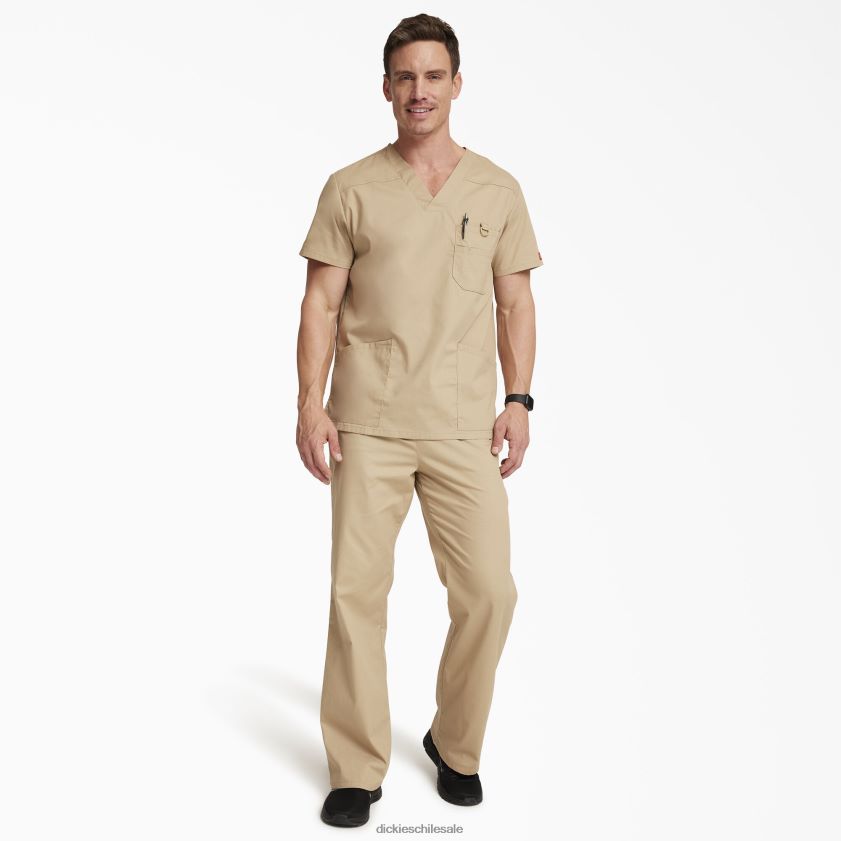 regular hombres blusa médica con cuello en V de la firma eds Dickies vestir X4H0F1264