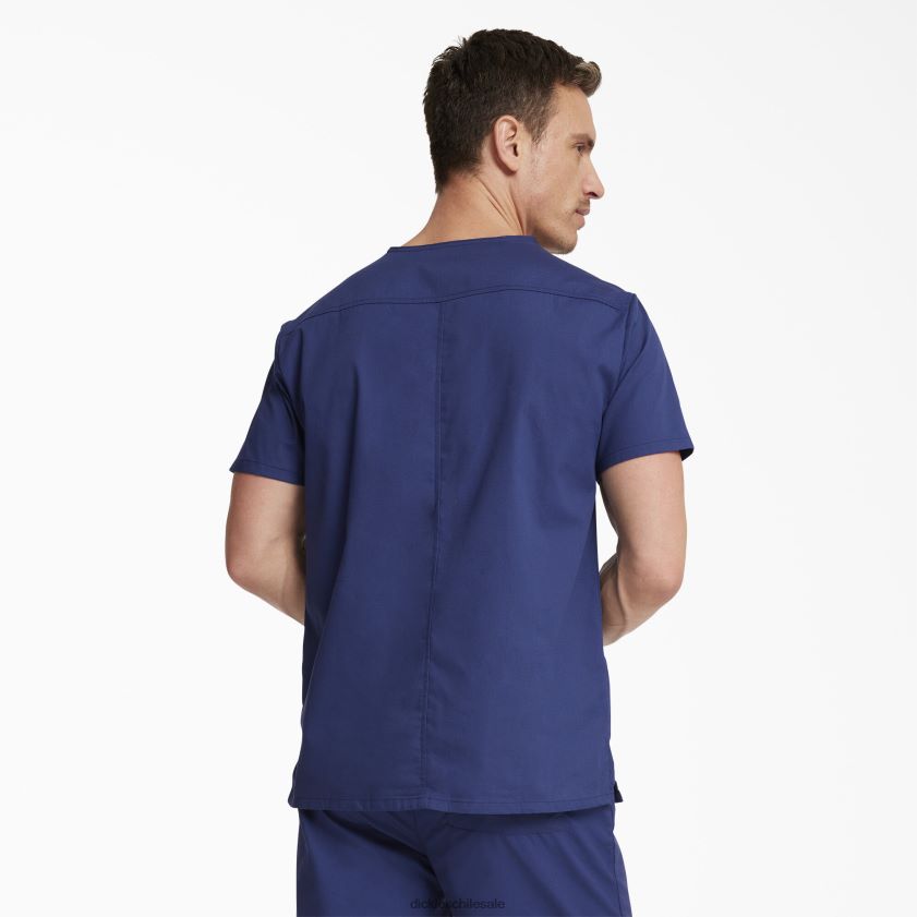 regular hombres blusa médica con cuello en V de la firma eds Dickies vestir X4H0F1265
