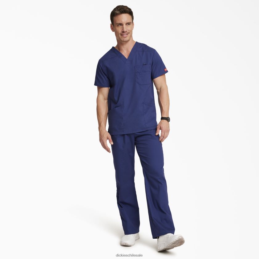 regular hombres blusa médica con cuello en V de la firma eds Dickies vestir X4H0F1265