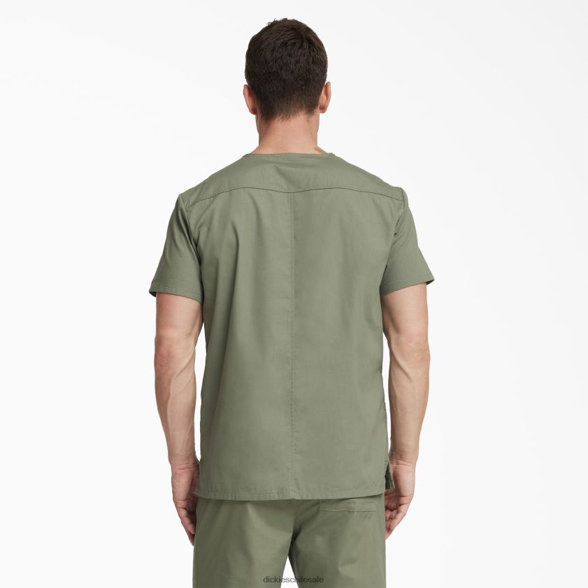 regular hombres blusa médica con cuello en V de la firma eds Dickies vestir X4H0F1266