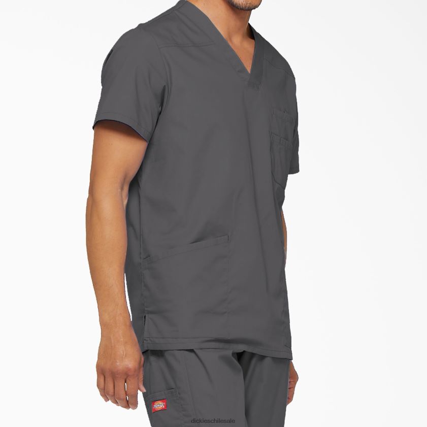 regular hombres blusa médica con cuello en V de la firma eds Dickies vestir X4H0F1267