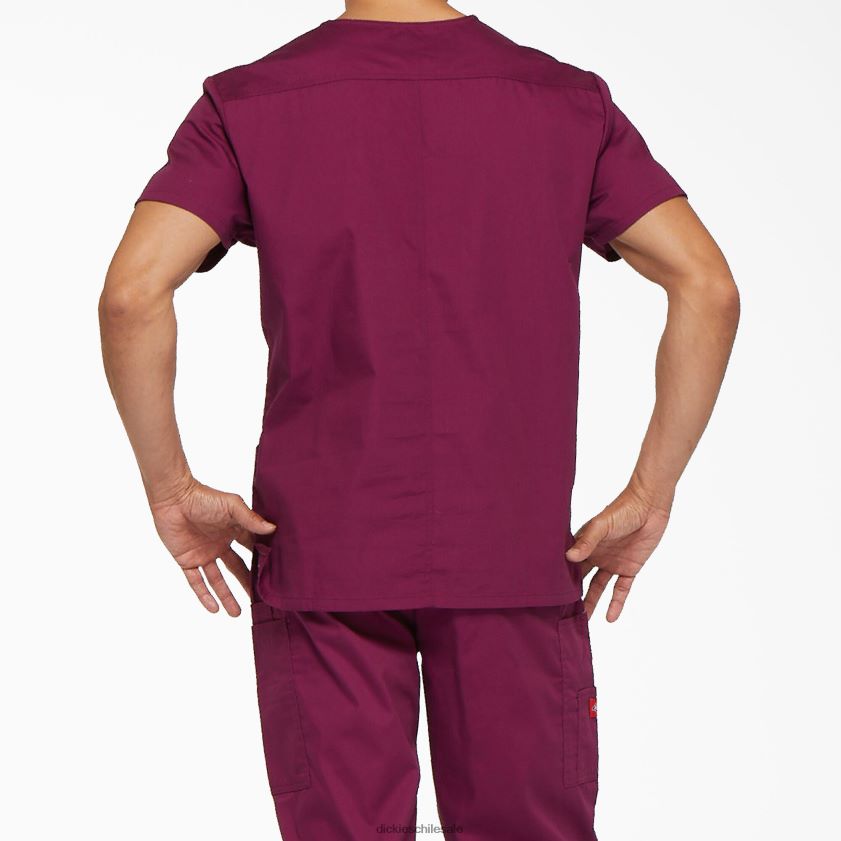 regular hombres blusa médica con cuello en V de la firma eds Dickies vestir X4H0F1269