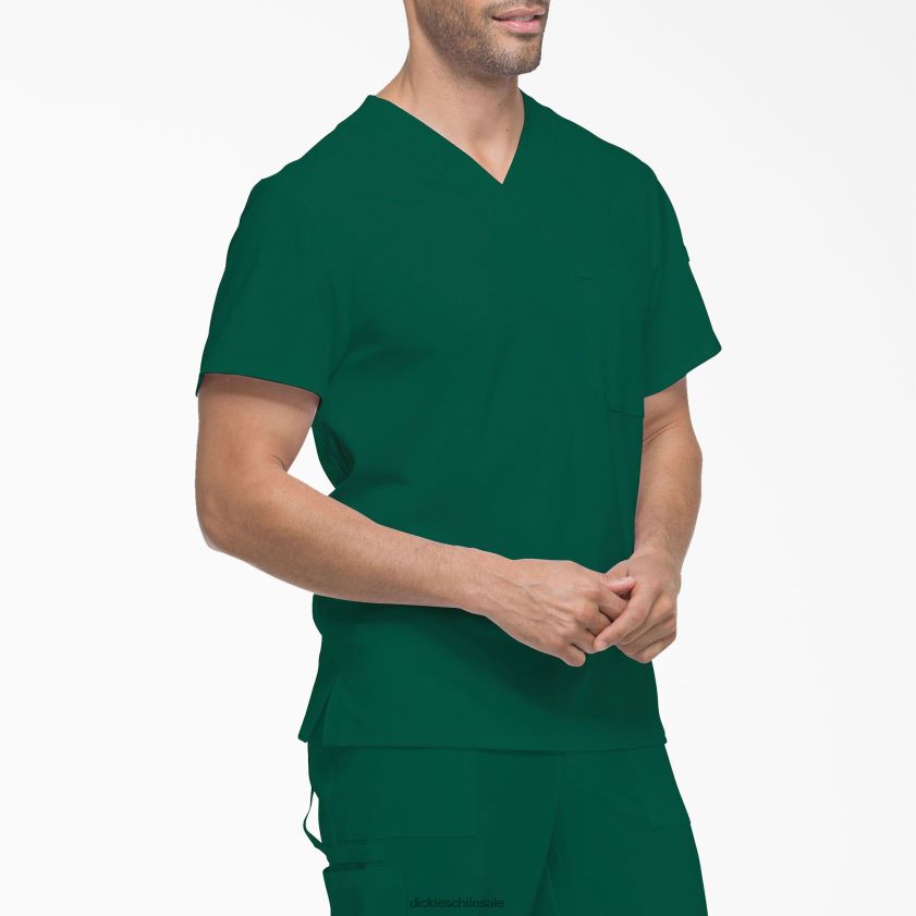 verde cazador (htr) hombres blusa médica eds essentials con cuello en v Dickies vestir X4H0F1329