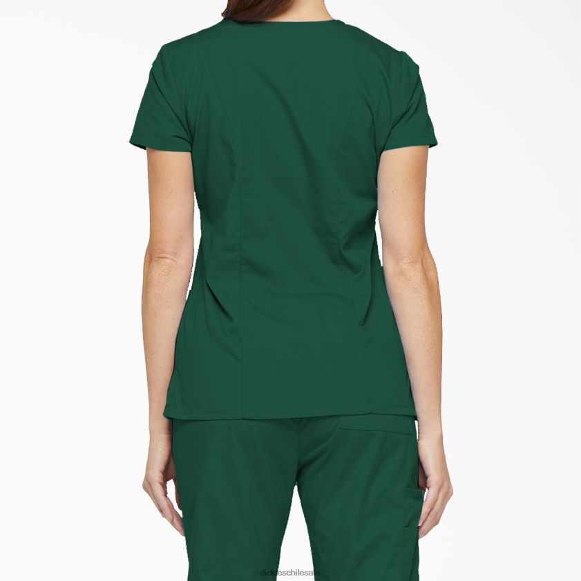 verde cazador (htr) mujer Blusa médica con cuello en V y ranura para bolígrafo de la firma eds Dickies vestir X4H0F2416