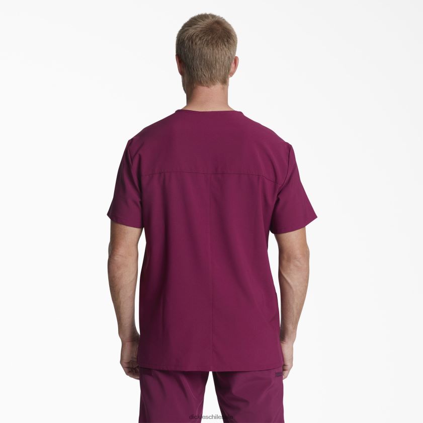 vino (ganar) hombres Blusa médica eds essentials con cuello en v y bolsillos de parche Dickies vestir X4H0F1436