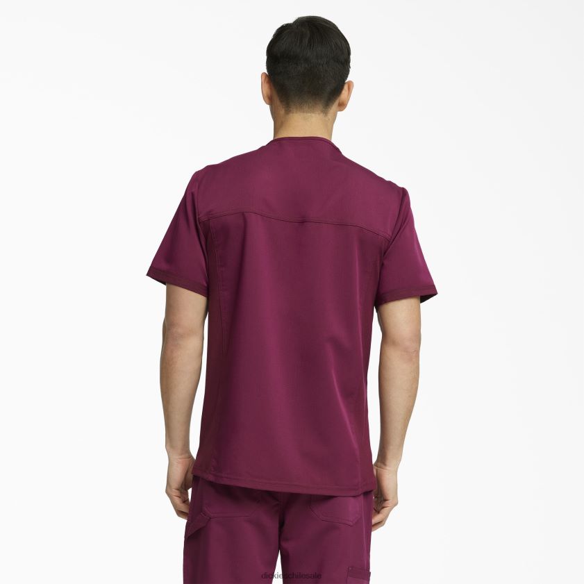 vino (ganar) hombres blusa médica Balance con cuello en V Dickies vestir X4H0F1369