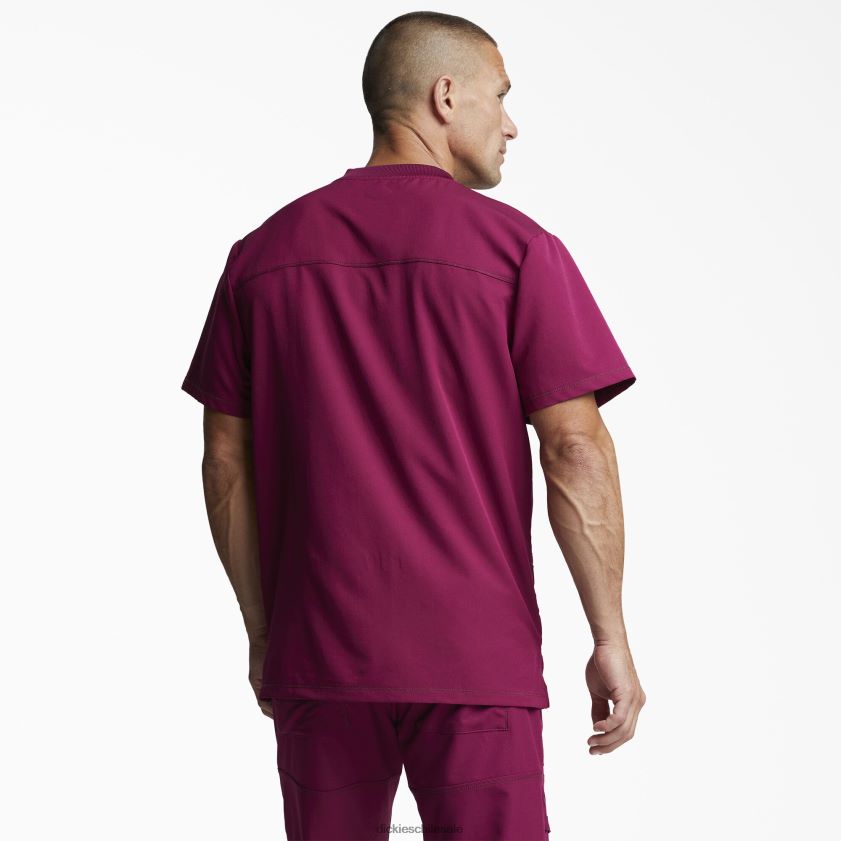 vino (ganar) hombres blusa médica dynamix con cuello en v Dickies vestir X4H0F1360